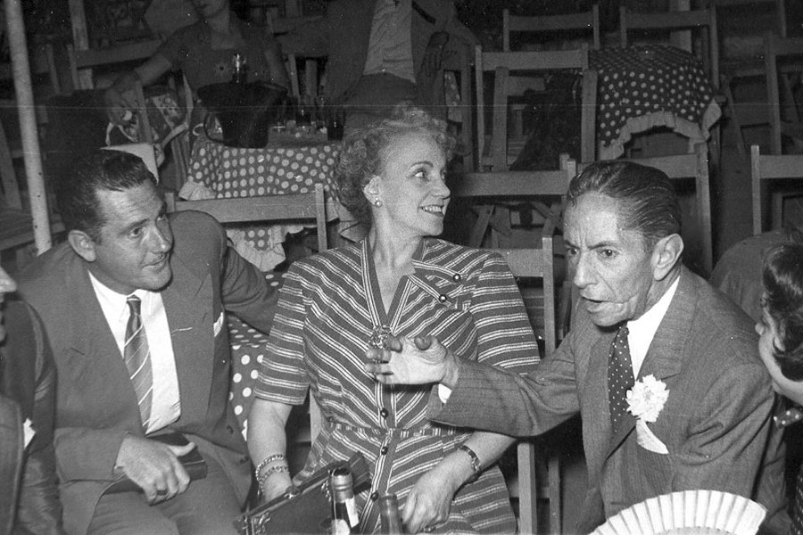 Agustín Lara and Juan Cortés, 1953