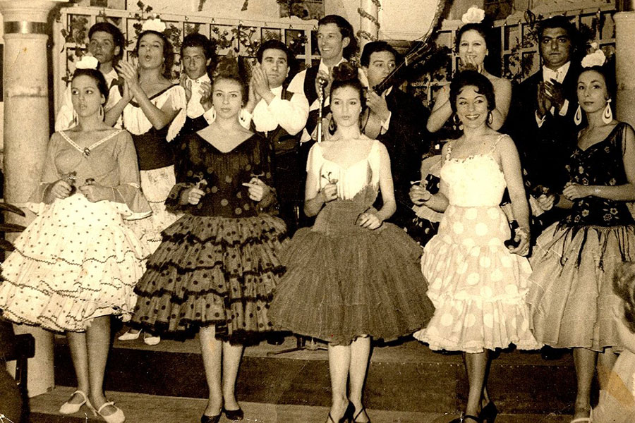 Lupe, Cristina Hoyos and El Farruco, 1958